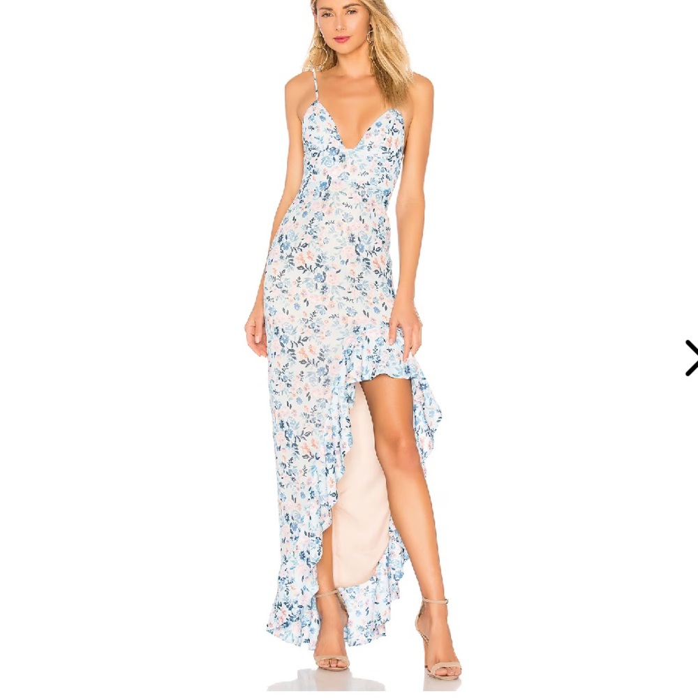 Lovers + Friends Ahamani Gown in Meadow Floral